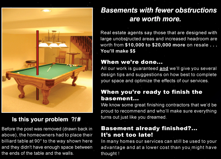 reinforced wall removal